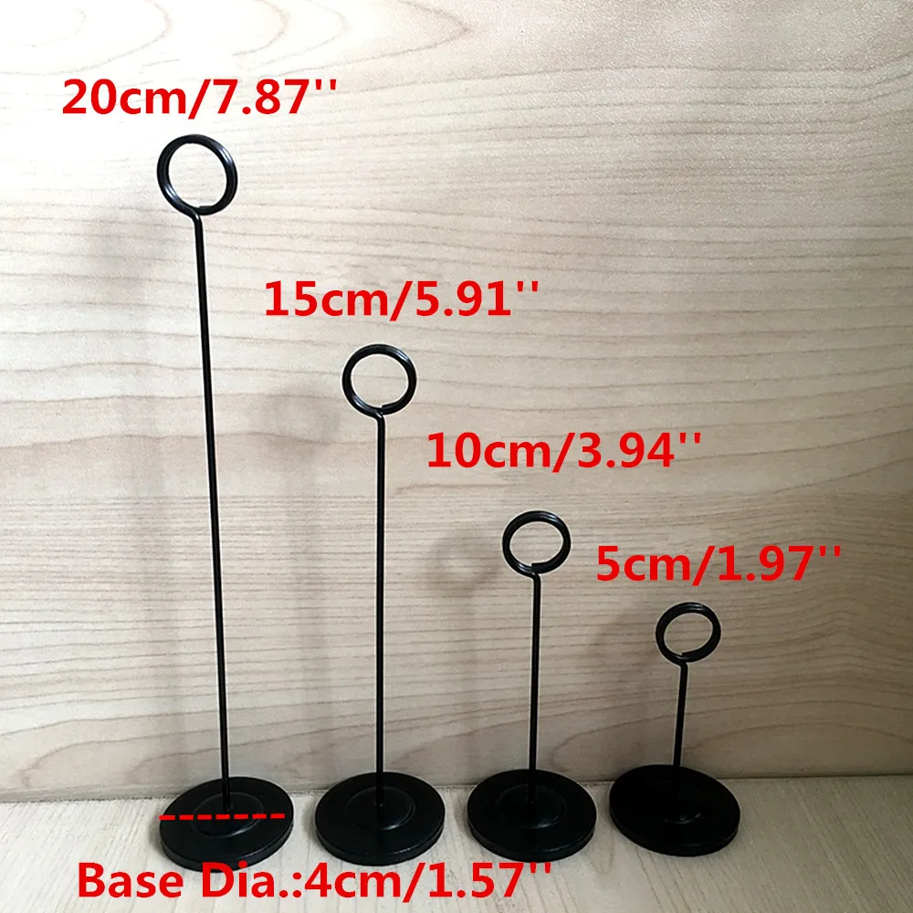 Поп ценник тег бумажный знак вывеска этикетка карты Зажимы для витрины держатели металлическая подставка в черном цвете для магазинов