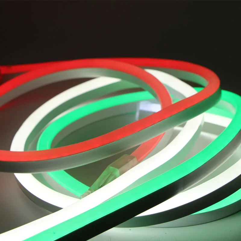 Светодиодный светильник rgb гибкий 220 В 230 240 в SMD 2835 5050 светодиодный неоновый IP68