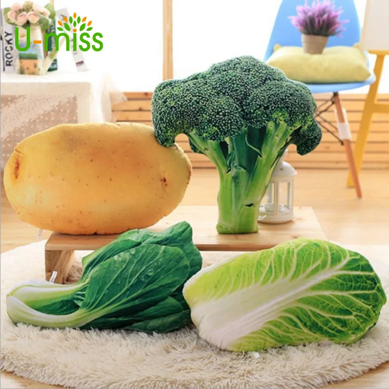 

U-miss Creative Simulated Potato Vegetable Pillow Plush Toy Orchid Siesta Birthday Present for Men and Women Pillow