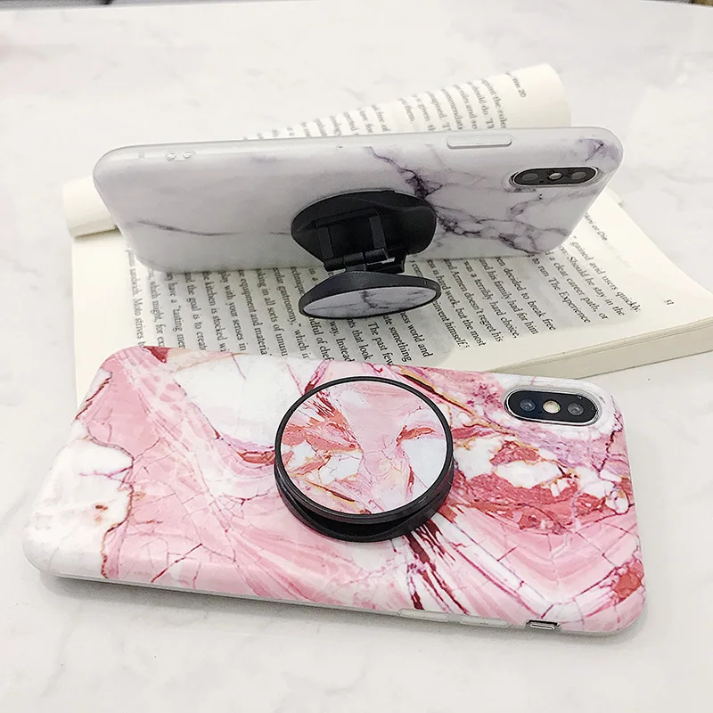 Розовый белый Мрамор для iPhone Xs XR Max мобильный телефон оболочки iPhone6s 7 8 Плюс