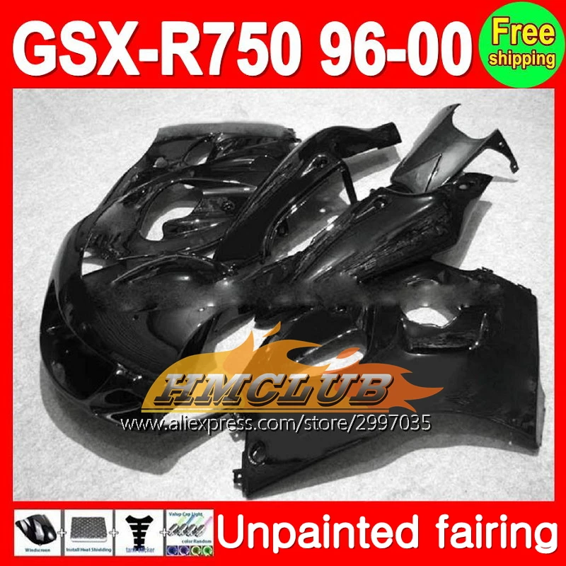 

Body Unpainted Full Fairing Kit For SUZUKI GSX-R750 96-00 GSXR750 GSXR 750 96 97 98 99 00 1996 1997 1998 1999 2000 Fairing