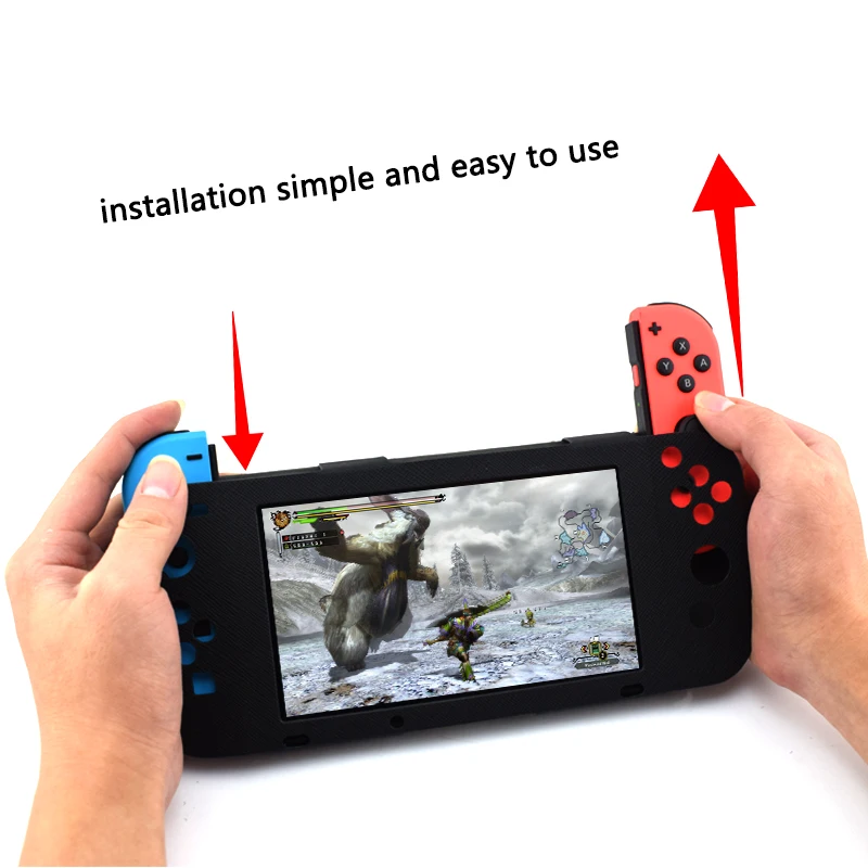 Защитный чехол-лягушка для nintendo Switch с защитой от скольжения, водонепроницаемый чехол, мягкая сумка для консоли NS