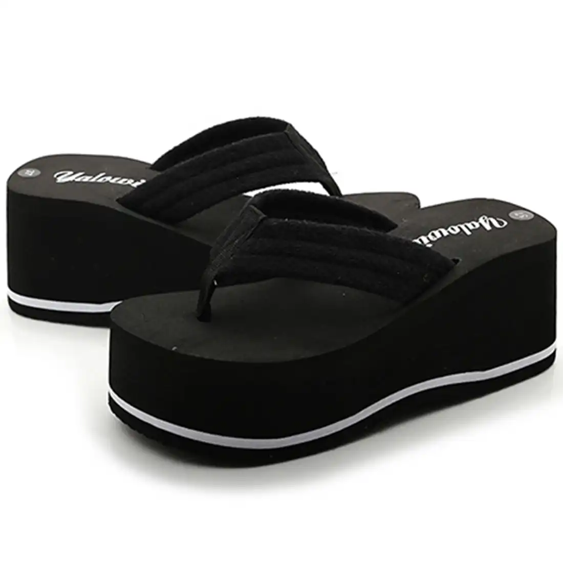 Womens Fashion Eva Casual Slip On Sandals Wedge Cute Summer Shoes