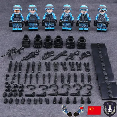 

TBS military Special forces Gun military weapons Swat Police Bricks building Block Compatible original toys for Mini figures