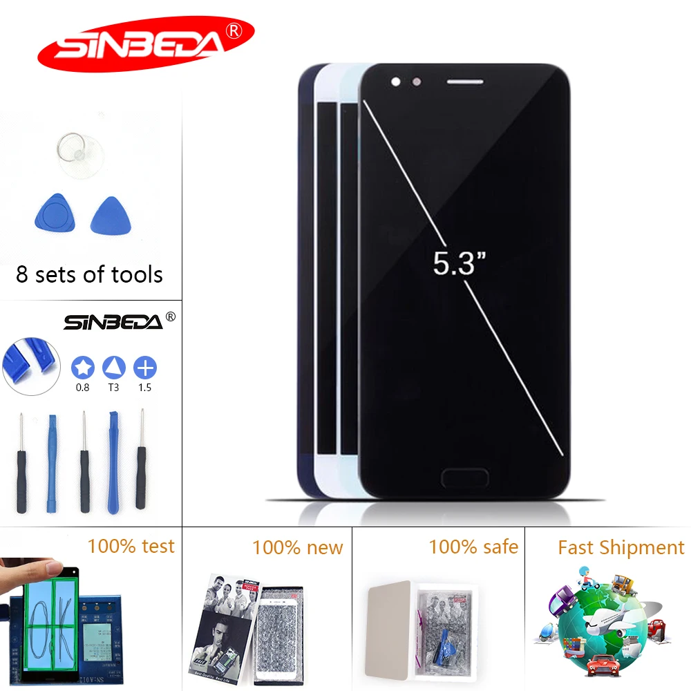 Sinbeda For ASUS ZE554KL 5.5'' LCD For ASUS Zenfone 4 ZE554KL LCD Display Touch Screen with Frame Digitizer Replacement Parts