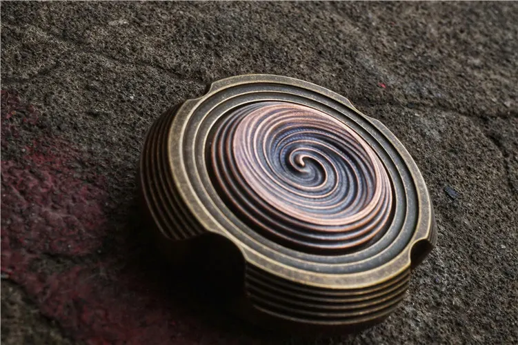 

Original Vortex Fidget Spinner Full CNC Split Layer Embossed Fingertip Gyro 360 Degree Stereo EDC Modeling AntiStress Toy