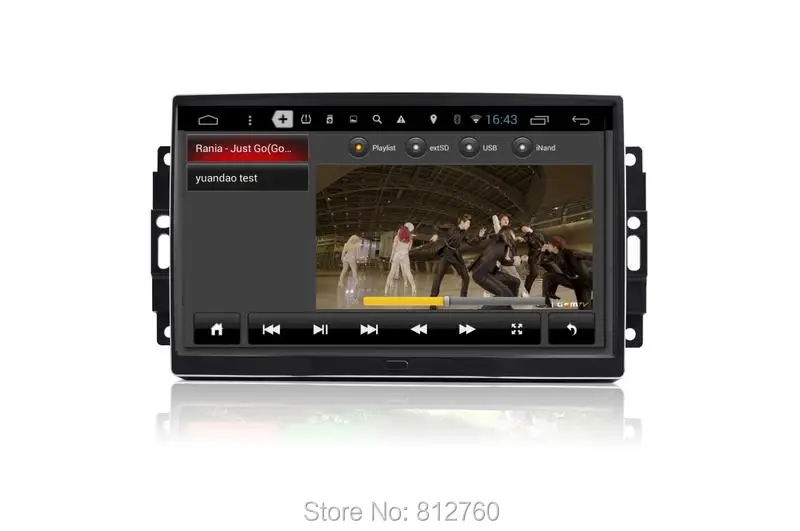 Sale 9" Quad Core Android 6.0 Car Stereo Audio Head Unit Headunit Autoradio for Chrysler 300C Jeep Dodge Aspen Commander 2004-2008 5