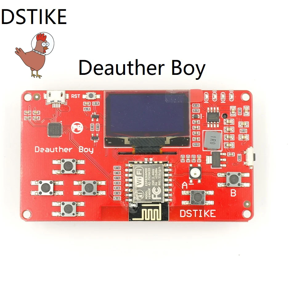 

WiFi Deauther Boy WiFi Attack/test/jam ESP8266 Open Source