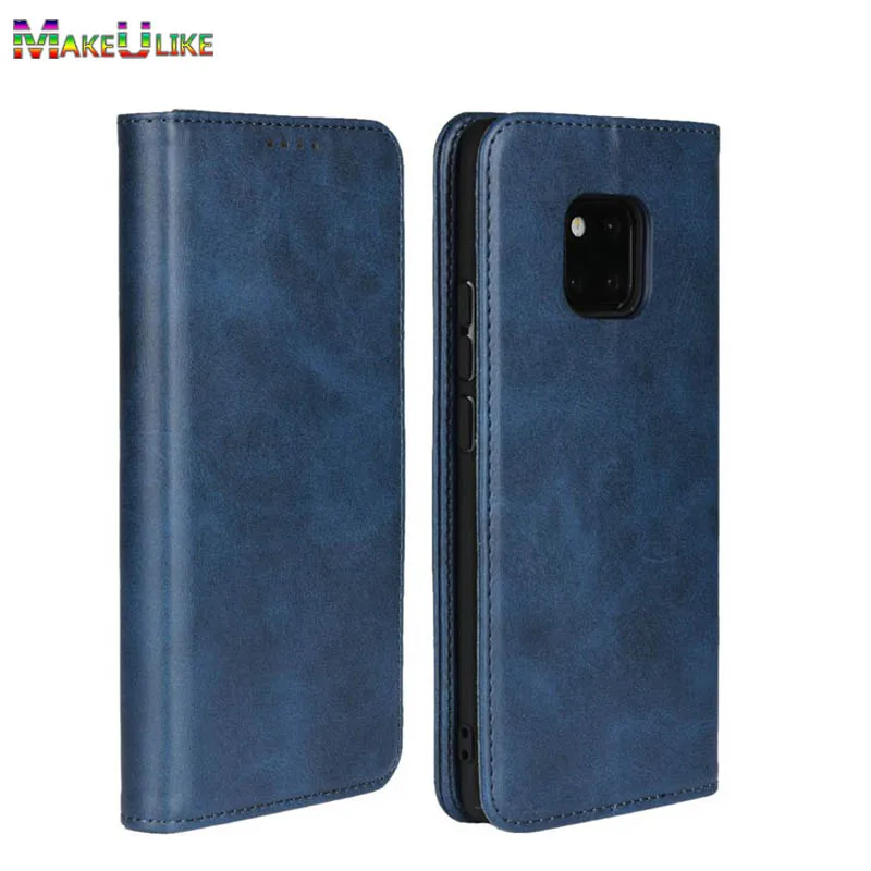 

MAKEULIKE Magnetic Flip Case For Huawei Mate 20 Pro Cover Retro Luxury PU Leather Phone Bag For Huawei Mate 20 Lite Wallet Case