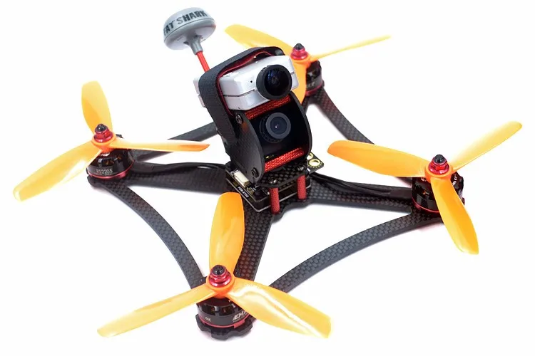 

DIY FPV QAV-X5 GTS 5" 190mm quadcopter 3K pure carbon fiber frame for T5045BN V2 propeller 3 blades mini racing drone