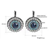 HONGYE Vintage Earrings For Women Round Crystal Handmade Fashion Jewelry Clip Earrings Christmas Gift Brincos 2022 Beads Bohemia ► Photo 2/6