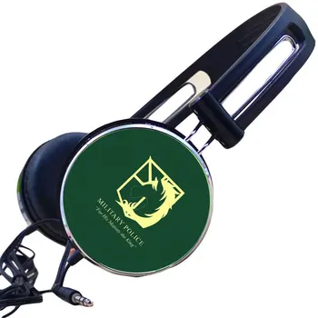 

Wholesale Anime Attack on Titan Military Police Regiment Headphone Adjustable Sport Headphones Gaming Headset Stereo Headphones
