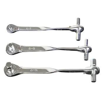 

1PC Ratchet Hex Wrench Ratchet Wrenches Key Hex Multi Tools Double End Spanner