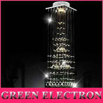 

Creative Pyramid Crystal Light Bedroom Restaurant Lamp LED C Ceiling Lights Free Shipping