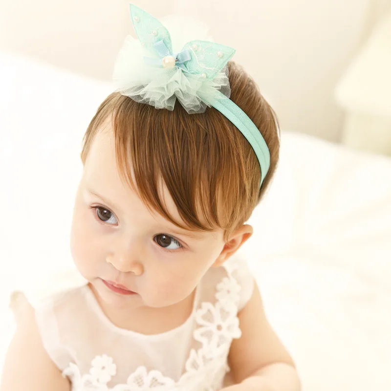 

Baby Headband Rabbit ears pearls Flower Bows Haarband Baby Girl Headbands Hair Accessories Newborn Hair Band Turban Girls Hair