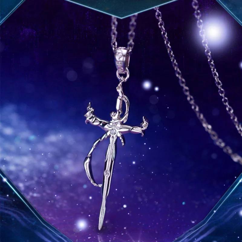 Anime K Project Cross Necklace Isana Yashiro Costume Accessory Women 925 Silver Jewelry Gifts For Men Sweater Pendant | Украшения и