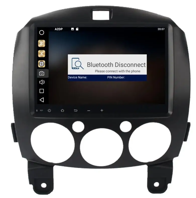 Carplay 64G 4G 9" Android 10 Car Audio for Mazda 2 MAZDA2 2007 2012 Headunit Stereo Video GPS