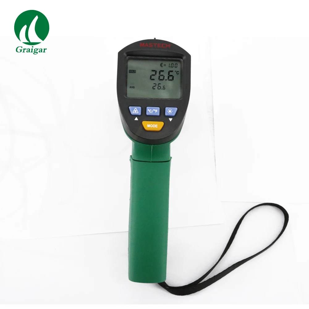 

MS6550B Handheld Digital Non-Contact Infrared Thermometer Measuring Range -32C~1650C