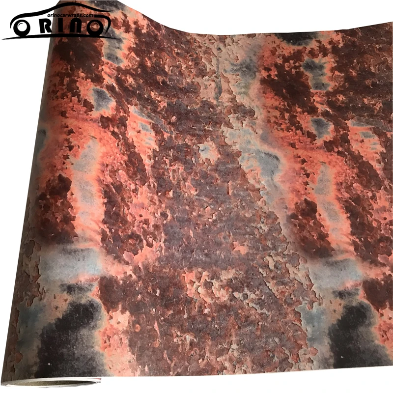 Rusty Camouflage Vinyl Film Wrap