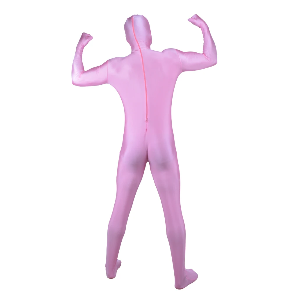 (SCM032) Spandex Nylon Lycra Fetish Zentai Suit Full Body Unisex Second Skin Transparent Tight
