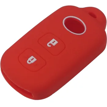 Keyforkess 2 panico 3 pulsanti portachiavi in Silicone Fob per Toyota Camry Solara Avalon RAV4 Prius Celica Keyless Remote Shell - Jingyuqin 2 panico 3 pulsanti portachiavi in Silicone Fob per Toyota Camry Solara Avalon RAV4