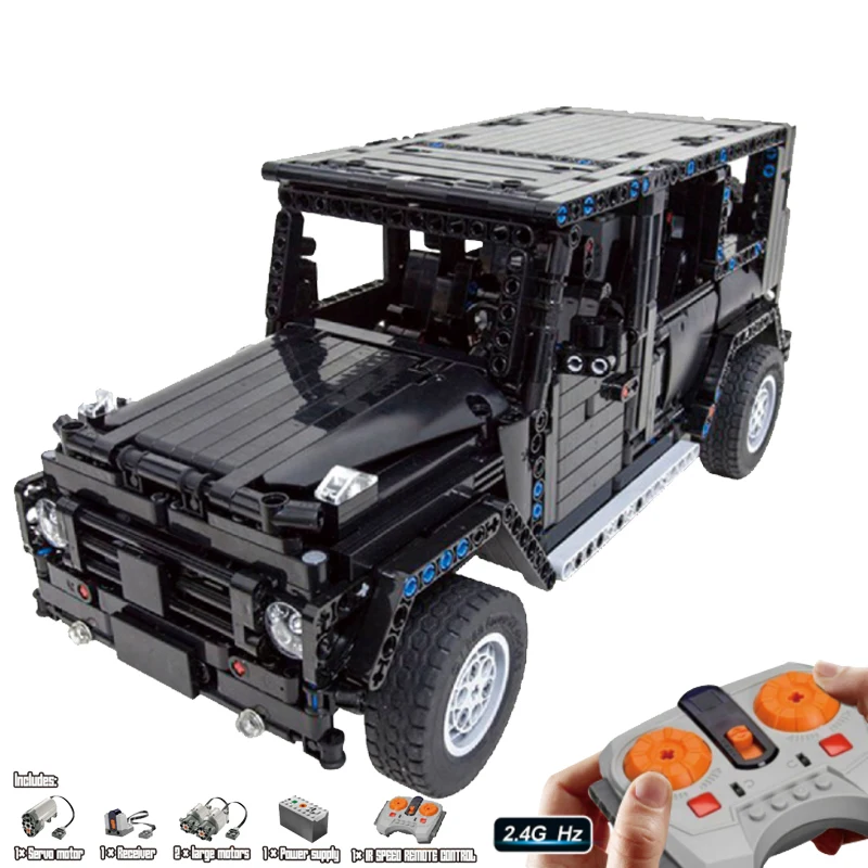 LEGOing Technic Car G500 SUV 2.4GHZ Motor Remote Control Car 2600PCS Building Blocks Toys For Children Gifts Creator LEGOing