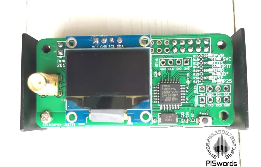 MMDVM DMR P25 jumbo точка доступа радиостанции цифровой голосовой модем YSF+ raspberry pi+ OLED+ антенна+ черный чехол+ 32G TF готов к QSO