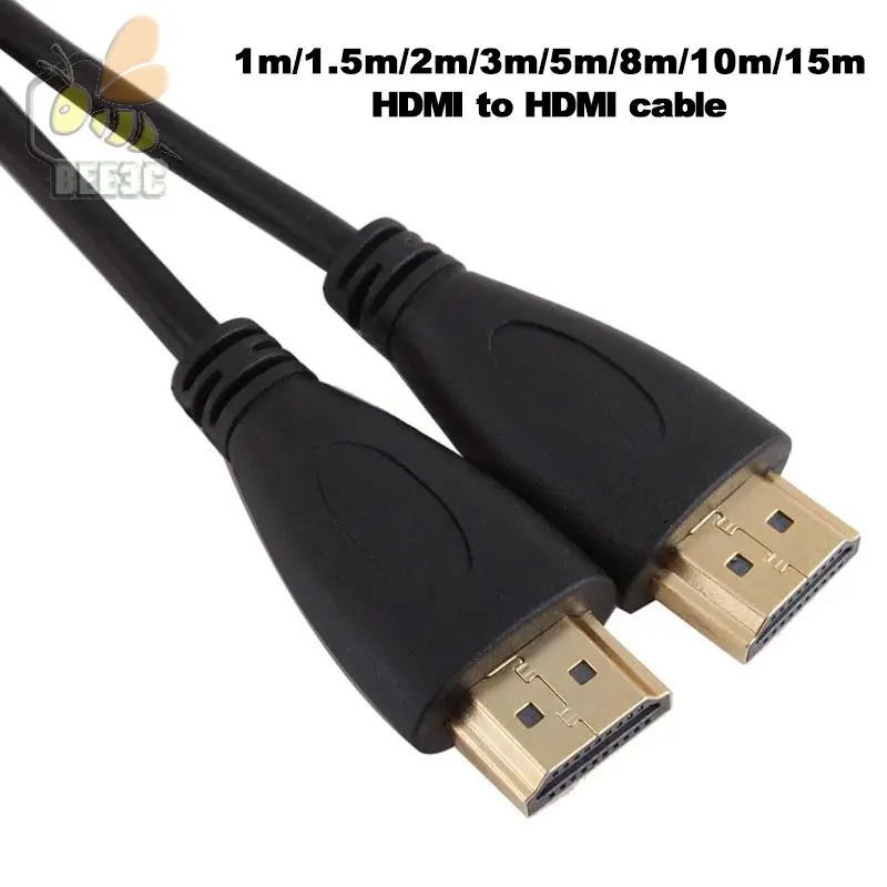 HDMI-compatible hdTV Cable 1M 1.5M 2M 3M 5M 8M 10M 15M fast quick High Speed Long extend Cord Plug Male-Male HDTV 100PCS | Электроника