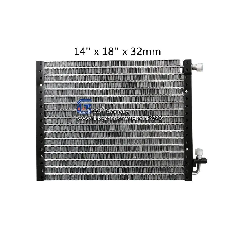 Universal Aluminium Condenser 14'' x 18'' x 32mm Radiator for Heavy