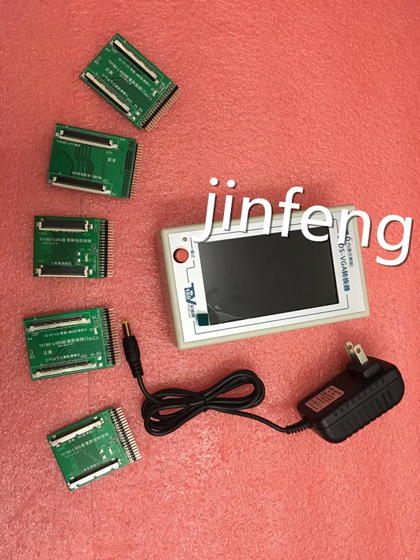 

TV Motherboard Tester Tools TV160 Full HD LVDS Turn VGA (LED/LCD)Converter Display Version w/ 5- Adapter Plates