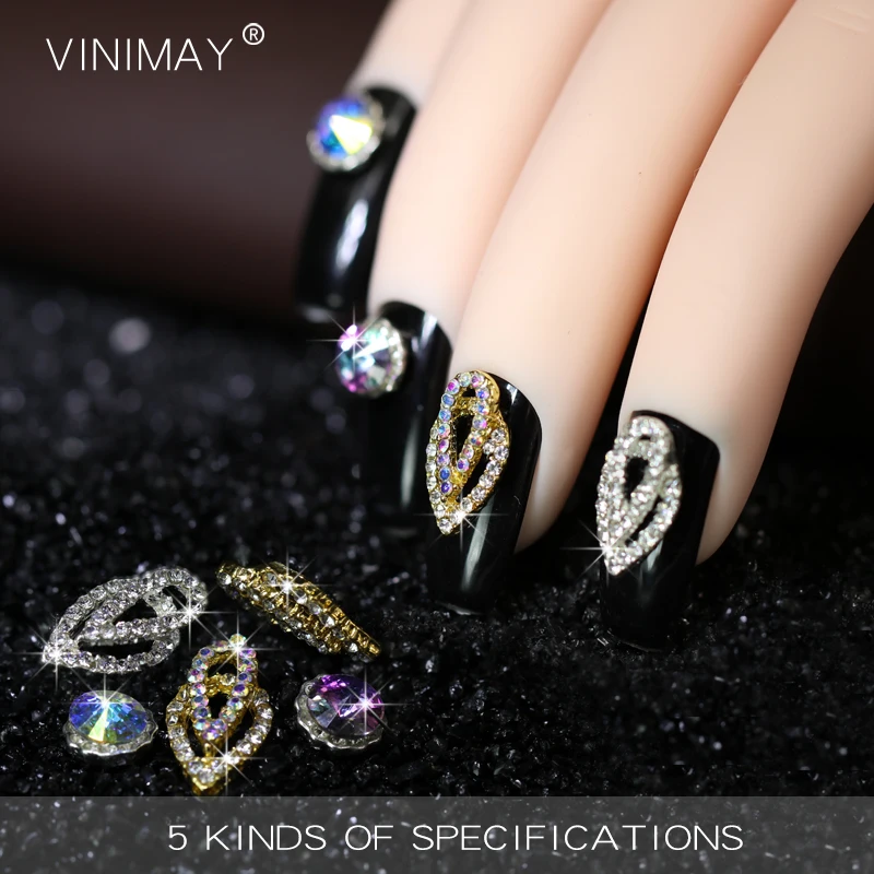VINIMAY New Fashion High end Nail Art Decorations Rhinestones Strass