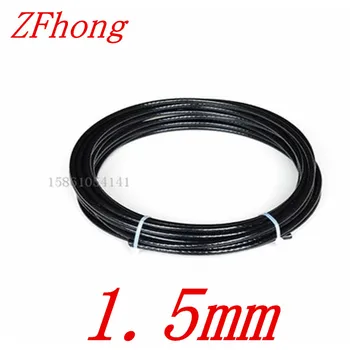 

50 meters Diameter 1.5mm Stainless Steel Wire Rope with Black Plastic Coated