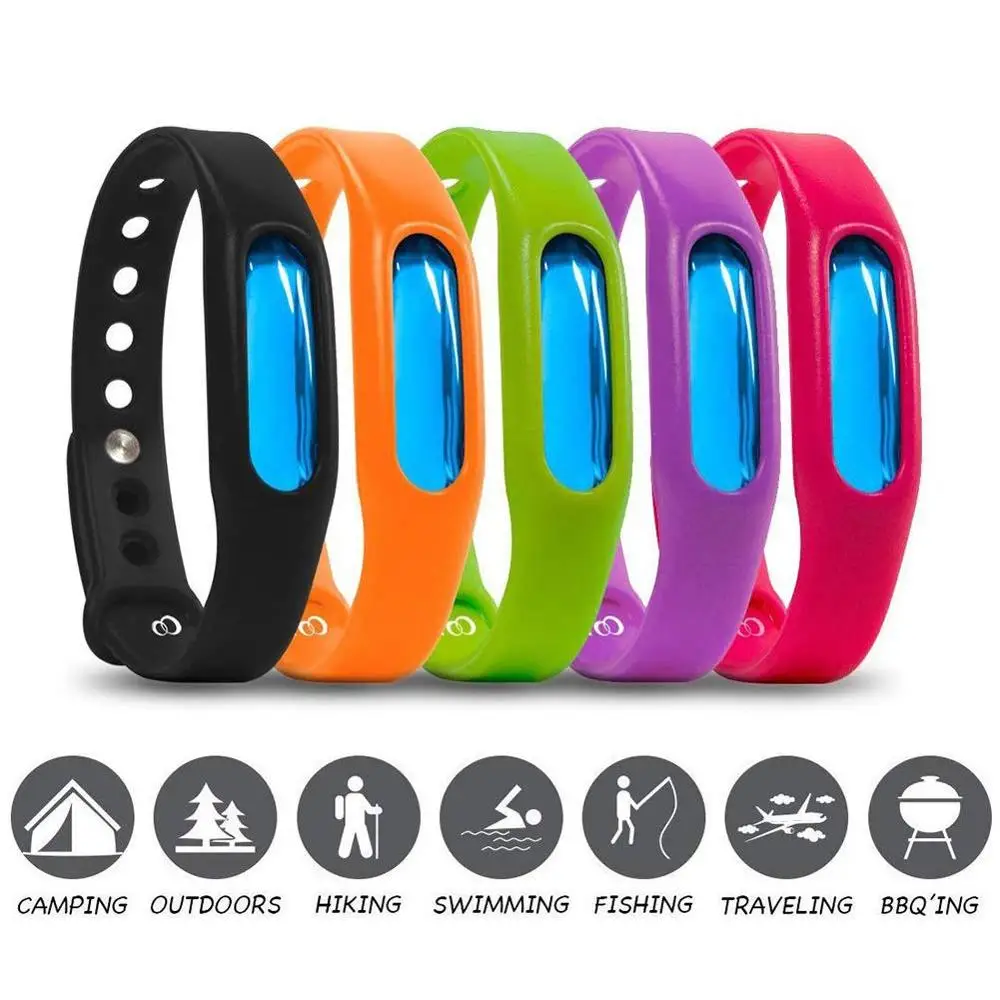 

Colorful Mosquito Repellent Bracelet Summer Silicone Anti-mosquito Capsule Anti-insect Insect Repellent Belt Child Safety Belt
