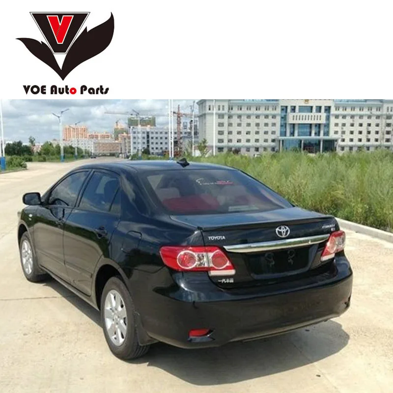 Спойлер для Toyota Corolla 2006 2013 задний спойлер из АБС пластика автомобилей 2013|spoiler for