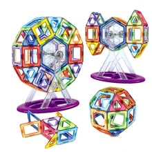 8 pcs Mini Magnetic Conjunto Modelo de Blocos de Construção de Brinquedos de Construção Designer 3D Tijolos Brinquedos Educativos Presente para Crianças Meninos Miúdo