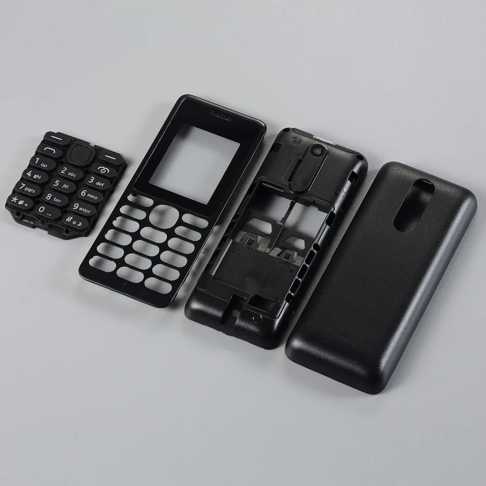 5 шт. для Nokia 108 1080 полный корпус передняя рамка + средняя клавиатуры на
