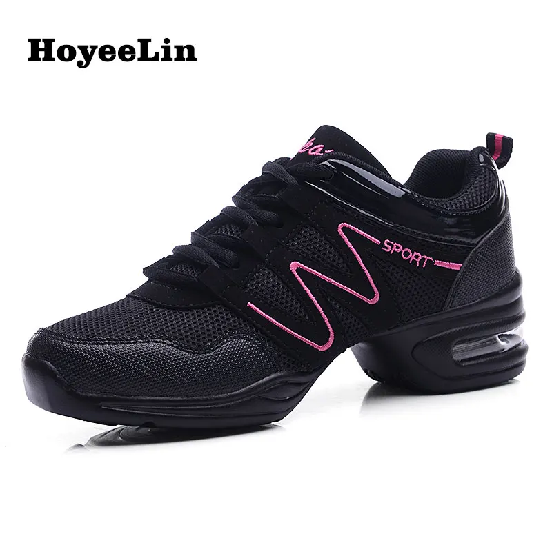 HoYeeLin Dance Sneakers Women Breathable Lightweight Jazz Dance