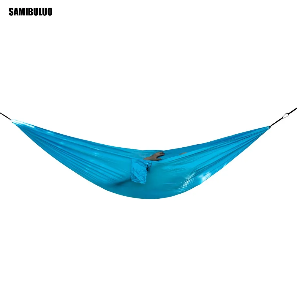Nylon Outdoor Hammock Single Double Person Adult Backpacking Travel Survival Hunting Sleeping Bed For Garden Camping