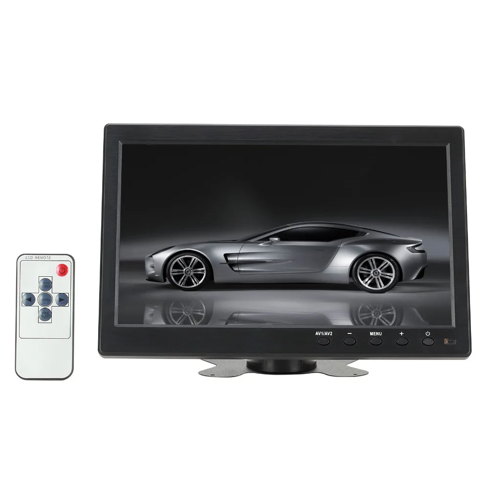 

10.1" 1024*600 Pixels HDMI VGA AV USB Output Car Monitor with Screen Slim Design UV Coating for Monitoring ETC PC