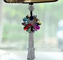 CreativityCar Colgante Colgante Colorido Colector Del Sol de Cristal Adornos Accesorios de Automóviles Al Por Mayor Fuente de Interior