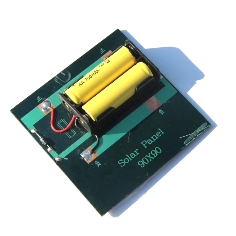 

Small powrer ,1W Solar Panel With Base For AA Battery 1W 4V Solar Cell For 1.2V 2xAA Rechargeable Battery Charging Directly New