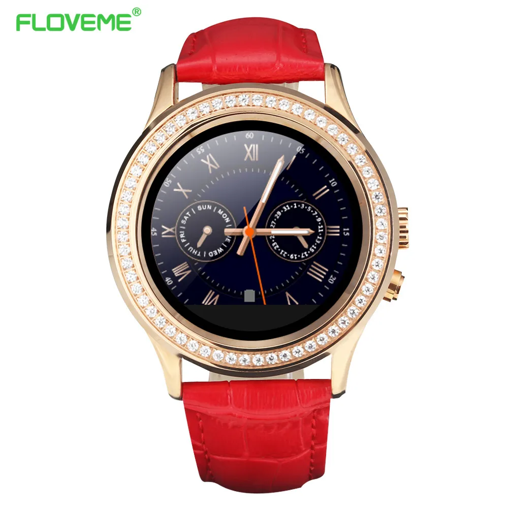  Роскошные Алмазная Смарт Часы Для Женщина Шагомер Фитнес-Трекер Умный Часы Для Android IOS Bluetooth Relogio Электронные 