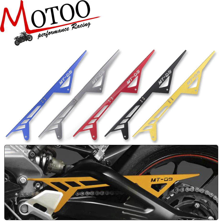 Motoo Motorcycle MT09 FZ09 CNC Aluminum Chain Guards Cover Protector