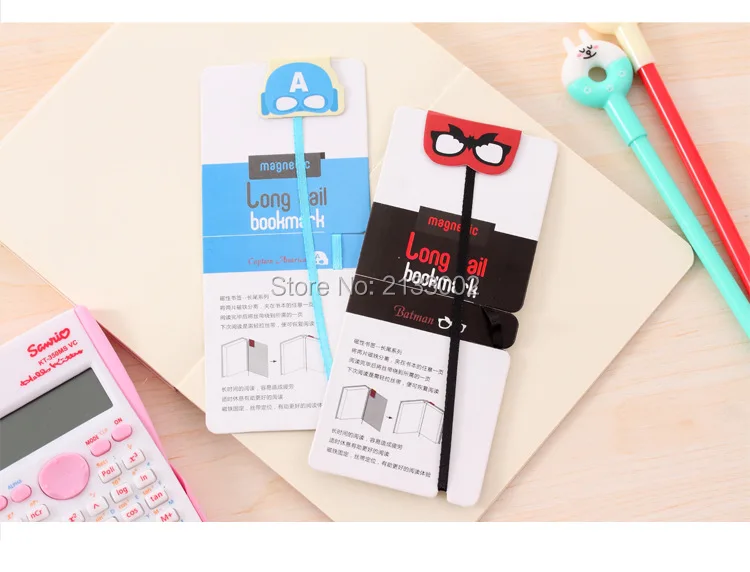 1 шт. креативные Мультяшные бумажные магнитные закладки бумажные зажимы для книг школьные канцелярские принадлежности