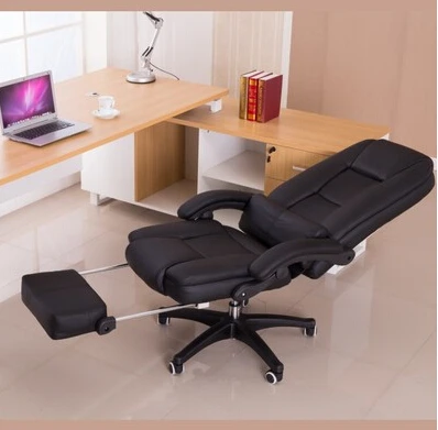 Special Computer chair home fashion leisure chair can lay the boss chair staff chair swivel chair leather art chair at the noon hour