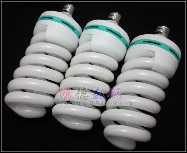 

Camera bulb softbox lighting lamp 220v 3pcs 150w E27 5500K bulb photography spiral cfl bulbs cd50H