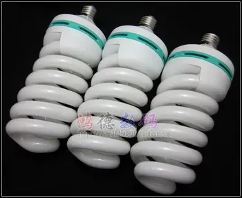 

Camera bulb softbox lighting lamp 220v 3pcs 150w E27 5500K bulb photography spiral cfl bulbs cd50H