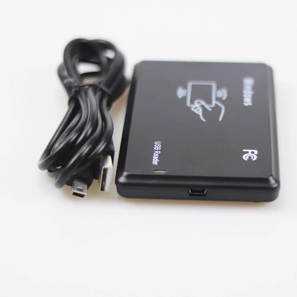 13.56Mhz Plug and Play RFID IC Reader USB Proximity Sensor Smart Card Reader Support Window 13.56Mhz Plug and Play RFID IC Reader USB Proximity Sensor Smart Card Reader Support Window