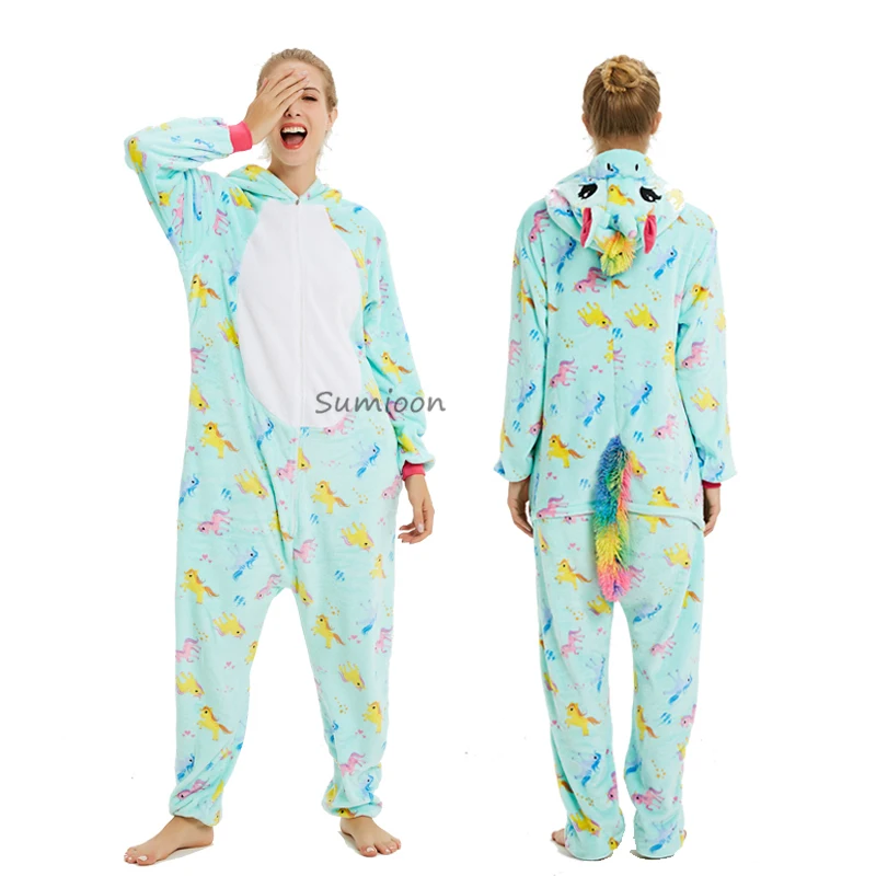 Взрослыеkigurumi одеяло "Панда" комбинезоны для девочек комбинезон для мальчиков и девочек, пижама в виде животных единорог пижамы Onesie Косплэй Фланелевая Пижама костюмы