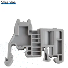 35 мм винт на din-рейку фиксированный клеммный блок концевые фиксаторы серый